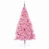 vidaXL Kunstig Forhåndsopplyst Juletre med 300 LED Rosa 210 cm PVC