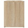 vidaXL Skohylle sonoma eik 100x35x45 cm konstruert tre