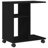vidaXL Sidebord Svart eik 50 x 30 x 55 cm Konstruert tre
