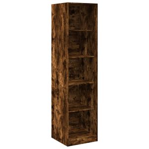 vidaXL Garderobe r&oslash;kt eik 50x50x200 cm konstruert tre