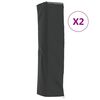 vidaXL Varmeovntrekk 2 stk pyramideformet 58x58x228cm 420D oxfordstoff