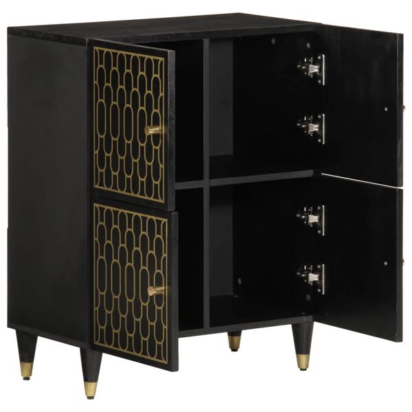 vidaXL Sideskap 60x33x75 cm heltre mango