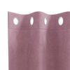 vidaXL Blendingsgardiner 2 pcs M&oslash;rk rosa 140 x 225 cm Fl&oslash;yel