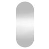 vidaXL Veggspeil 20x50 cm glass oval