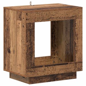 vidaXL Sidetabell Gammelt tre 60 x 40 x 65 cm Konstruert tre