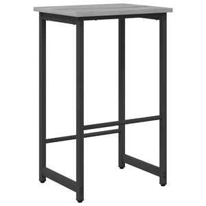 vidaXL Barstol Gr&aring; Sonoma 40 x 32 x 64 cm Konstruert tre