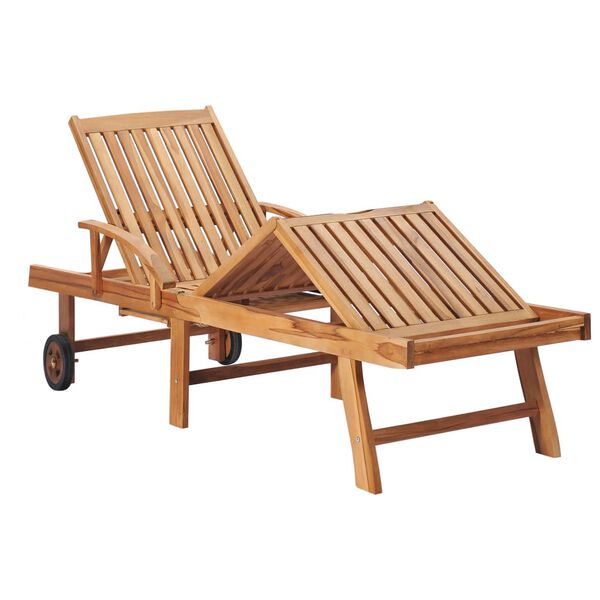 vidaXL Solsenger 2 stk heltre teak