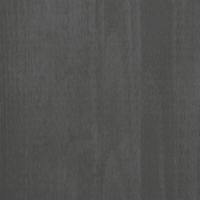 vidaXL Nattbord HAMAR mørkegrå 40x35x44,5 cm heltre furu