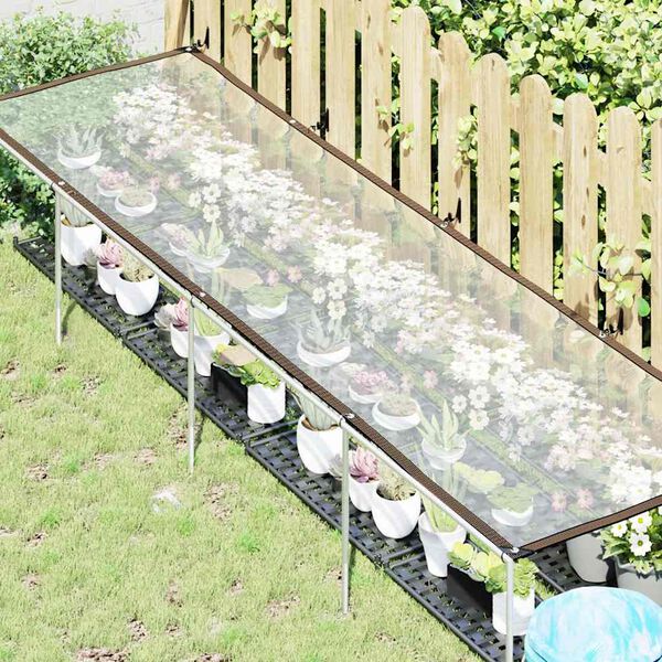 vidaXL Plantetrekk med maljer 1x4 m polyetylen