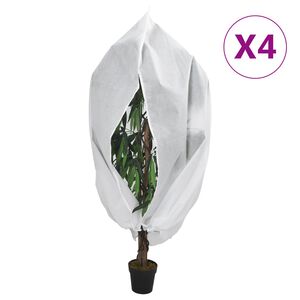 vidaXL Plantefleecetrekk med glidel&aring;s 4 stk 70 g/m&sup2; 3,93x3 m