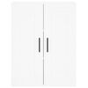 vidaXL Highboard hvit 69,5x34x180 cm konstruert tre