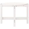 vidaXL Salongbord hvit 118x63x45 cm heltre furu