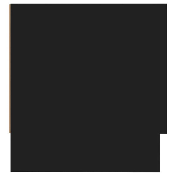 vidaXL Garderobe svart 100x32,5x35 cm konstruert tre