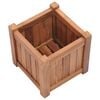vidaXL Høybed 30x30x30 cm heltre teak