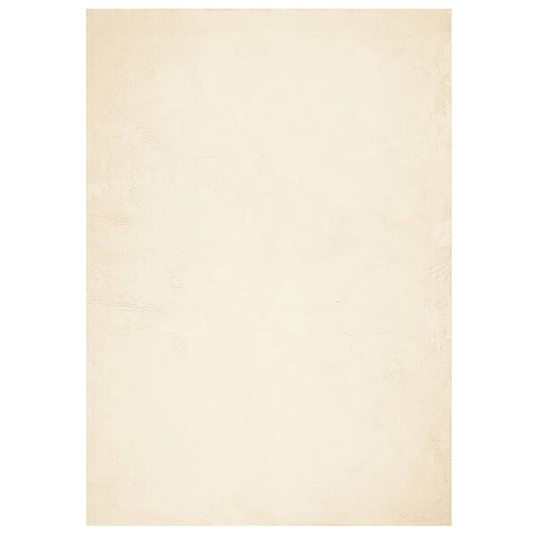 vidaXL Teppe HUARTE kort luv mykt og vaskbart kremhvit 200x280 cm
