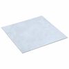 vidaXL Selvheftende Gulvplanker Hvit marmor 30,5 x 30,5 cm 20 stk. PVC