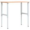 vidaXL Arbeidsbenk 100x60x(71,5-98) cm heltre b&oslash;k rektangul&aelig;r