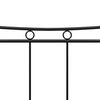 vidaXL Sengeramme svart metall 160x200 cm