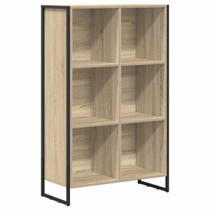 vidaXL Bokskap 99,5 x 30 x 108,5 cm Konstruert tre Sonoma