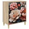 vidaXL Kommode BORNE Lys pionerprint 66 x 36,5 x 75 cm Konstruert tre