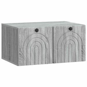 vidaXL Vegghengt TV skap Gr&aring; sonoma 59,5 x 41 x 30 cm Konstruert tre