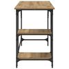 vidaXL Skrivebord Artisan Eik 120 x 50 x 75 cm Konstruert tre