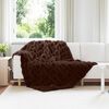 vidaXL Faux kaninullteppe 4 pcs Kamel 150 x 220 cm Polyester