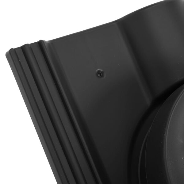 vidaXL Solgjennomgang for Frankfurt-takstein svart