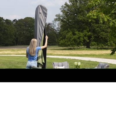 Madison Trekk til stående parasoll 165x25 cm grå
