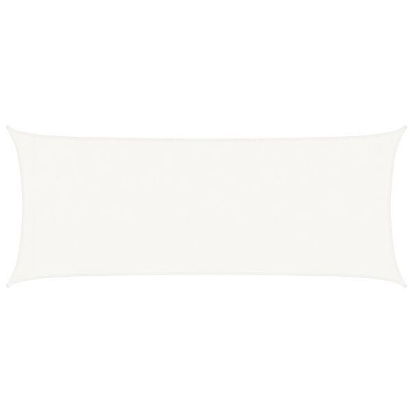 vidaXL Solseil 160 g/m&sup2; hvit 2x5 m HDPE