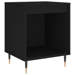 vidaXL Nattbord svart 40x35x50 cm konstruert tre