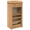 vidaXL Vinhylle PANAMA 57x40x111,5 cm heltre furu