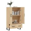 vidaXL Highboard sonoma eik 69,5x31x115 cm konstruert tre