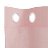 vidaXL Voilegardiner med grommets 2 stk rosa 140x140 cm