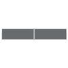 vidaXL Uttrekkbar sidemarkise 220x1200 cm antrasitt