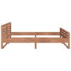 vidaXL Sengeramme heltre teak 200x200 cm