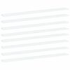 vidaXL Hylleplater 8 stk hvit 100x10x1,5 cm sponplate