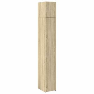 vidaXL Smalt oppbevaringsskap sonoma eik 30x42,5x225 cm konstruert tre