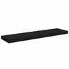 vidaXL Flytende vegghyller 2 stk svart 90x23,5x3,8 cm MDF