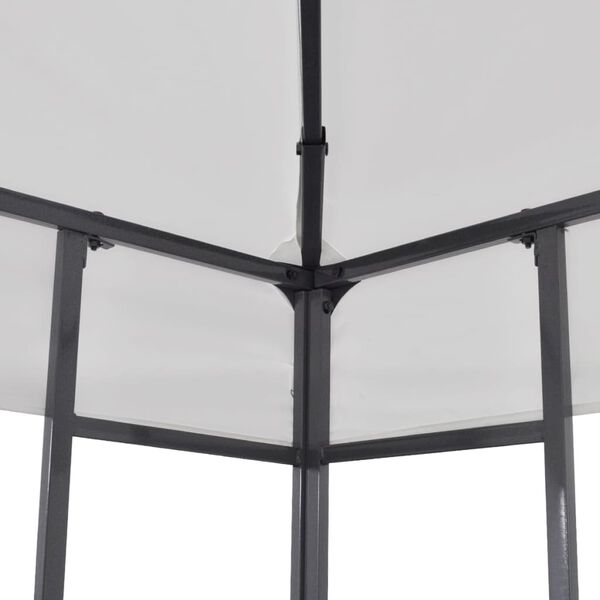 vidaXL Hagetelt 3x3 m hvit