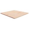 vidaXL Firkantet bordplate 90x90x2,5 cm ubehandlet heltre eik