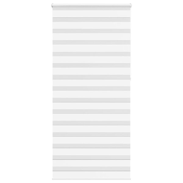 vidaXL Sebragardin hvit 115x230 cm stoff bredde 110,9 cm polyester