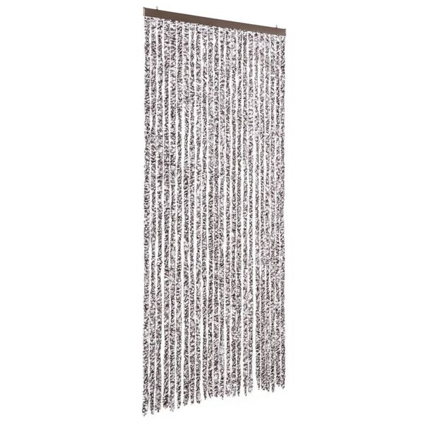 vidaXL Insektgardin 100x220 cm brun og beige