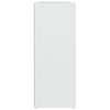 vidaXL Skjenk hvit 91x29,5x75 cm konstruert tre