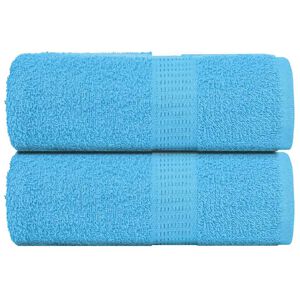 vidaXL Vaskeh&aring;ndkl&aelig;r FROGN 2 stk turkis 30x30 cm 360 gsm