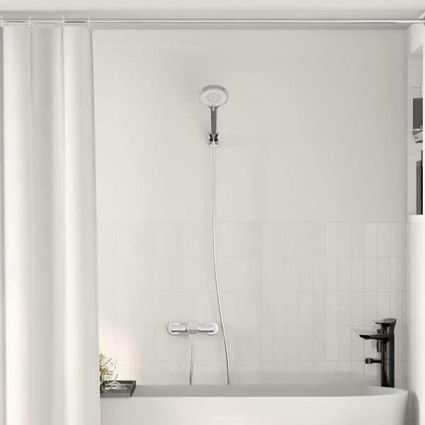 vidaXL Dusjhode Sett Krom G 1 / 2 tommer Messing