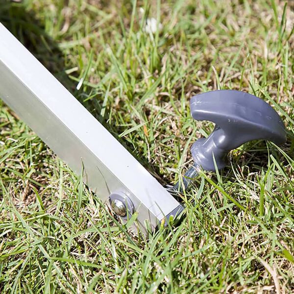 Bo-Camp T&oslash;rkestativ med base aluminium gr&aring; 15 m 6415182