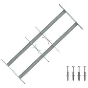 vidaXL Sikkerhetsgitter for vinduer med 2 tverrbjelker 3 pcs