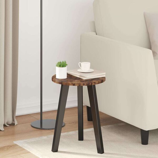 vidaXL Bordplate Røkt eik 30 x 30 x 1,5 cm Konstruert tre