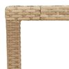 vidaXL Hagebord beige 150x90x75 cm polyrotting akasie